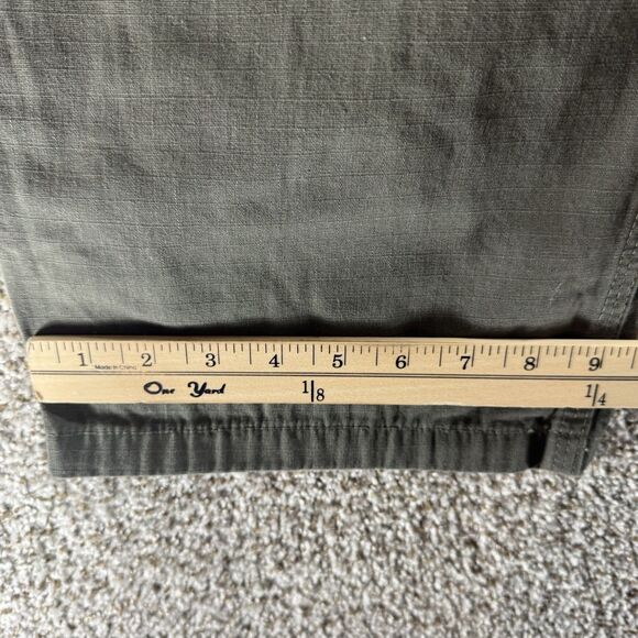 Carhartt Pants Mens 40x30 Green IRR Rip Stop Double Knee Cargo Pockets Cotton - Picture 5 of 10